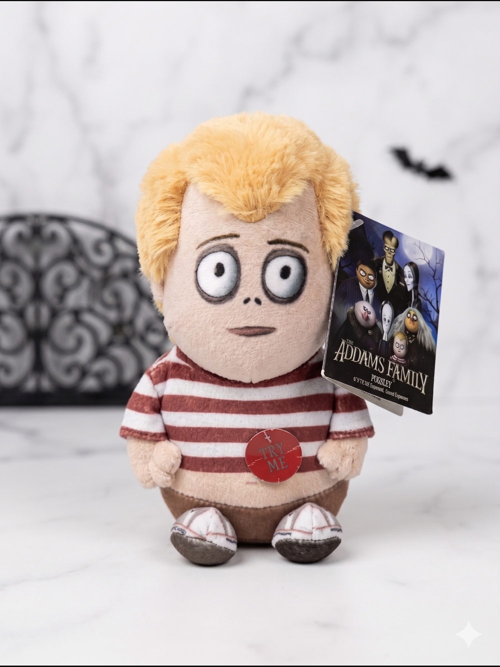 3/$20! The Addams Family Pugsley Plush - 6" Squeezer (2019 Movie)